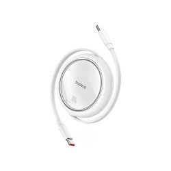 کابل 60واتی 1 متری USB-C به USB-C بیسوس مدل Free2Pull Mini P10364500